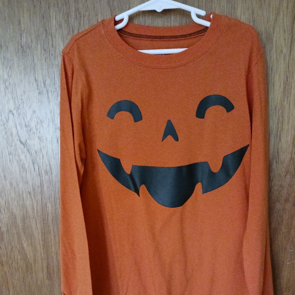 NEW Carter's Halloween Orange Pumpkin Shirt
